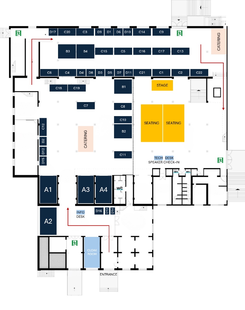 Hallenplan Milling Forum Europe